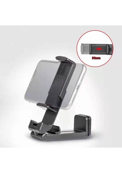 Telefon Tutucu Braketi Stand Kelepçe Montaj Masası Siyah (Yurt Dışından) fırsatları