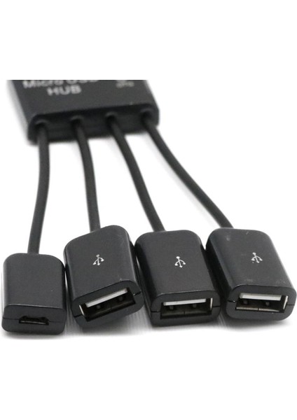 Micro USB Hub 3 USB 2.0 Port Ana Bilgisayar Otg Şarj Cihazı  (Yurt Dışından)