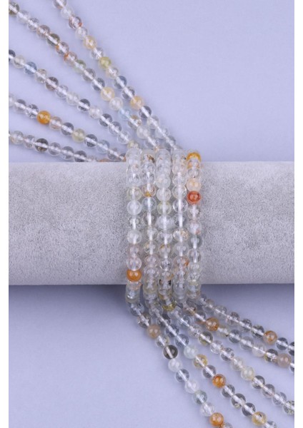 Topaz (Ab Kalite ) Doğal Taş Dizi 6 mm Küre Kesim