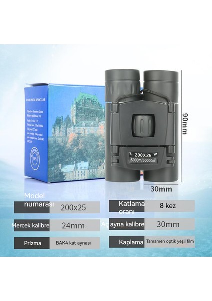 Açık Yüksek Yüksek Hd Seyahat Taşınabilir Teleskop (Yurt Dışından)