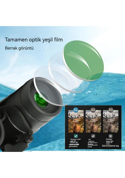 Açık Yüksek Yüksek Hd Seyahat Taşınabilir Teleskop (Yurt Dışından)