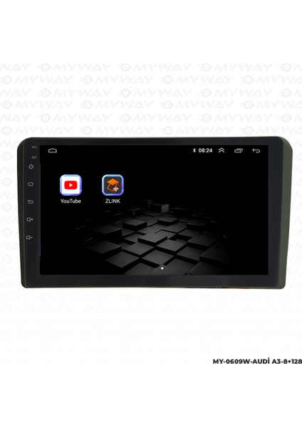 Audi A3 Android Multimedya 4gb Ram Carplay Navigasyon Ekran