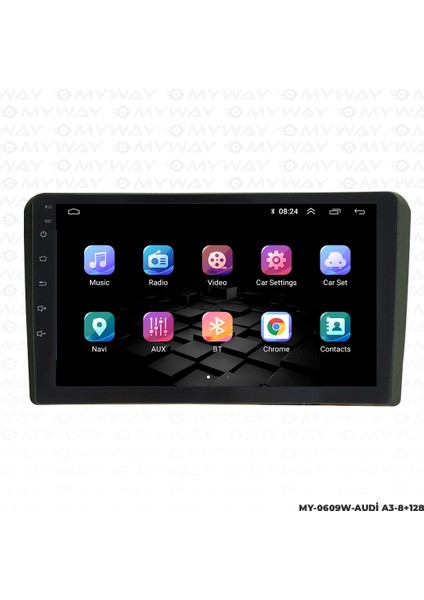 Audi A3 Android Multimedya 4gb Ram Carplay Navigasyon Ekran