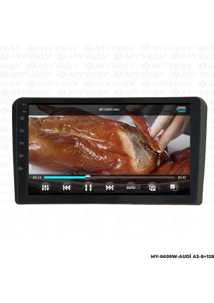 Audi A3 Android Multimedya 4gb Ram Carplay Navigasyon Ekran