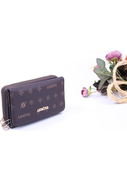 C 12 Kadın Baskılı Cüzdan & El Çantası
