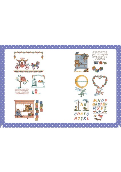 Kolay Kanaviçe Serisi 2 Bebek modelleri