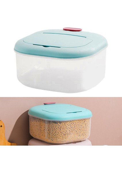 2x 6 kg. Büyük Pirinç Saklama Kabı Tahıl Çöp Kutusu (Yurt Dışından)