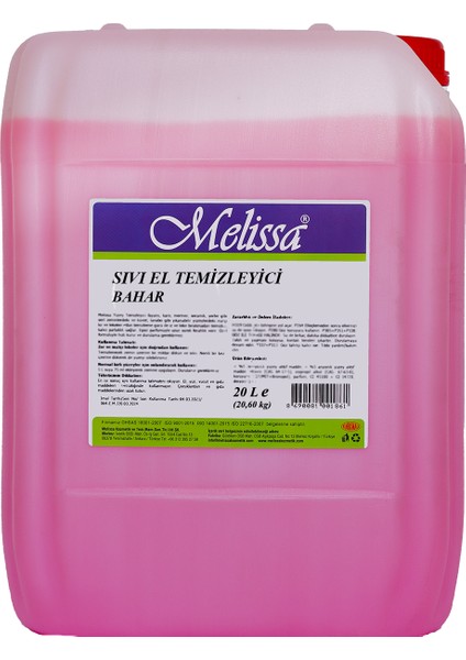 Sıvı Sabun Bahar 20L