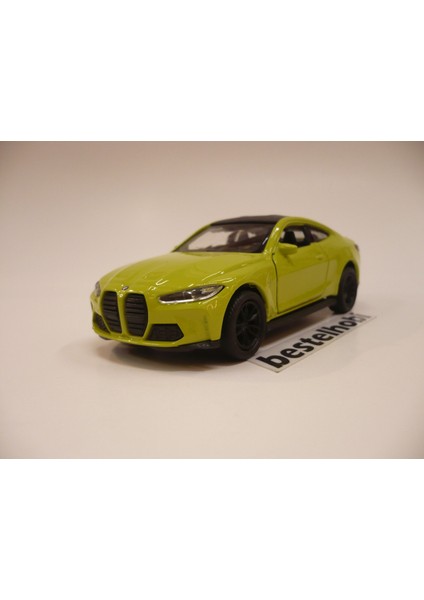 Bmw M4 Sarı Metal Çek Bırak Araba