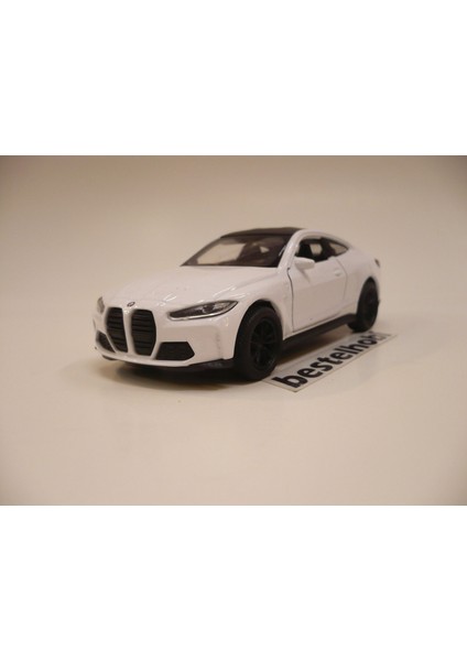 Bmw M4 Beyaz Metal Çek Bırak Araba