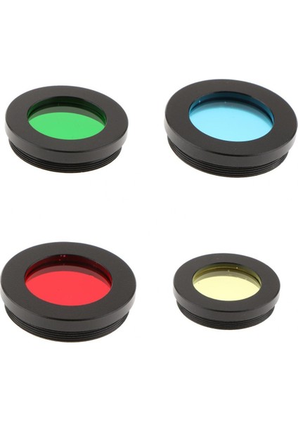 1.25 "teleskop Renk Filtresi Seti Kiti Gezegen Gökyüzü Sky 4pcs (Yurt Dışından)