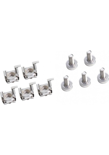 M6X20MM Kafes Fındık ve Sunucu Rafları Için Vidalar Dolaplar - 5 Paket Raf Montajı (Yurt Dışından)