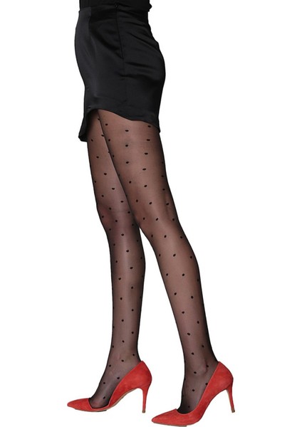 Point Puantiyeli Bayan Ince Külotlu Çorap modelleri