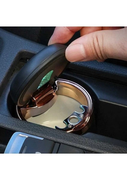 Araç ve Ev Rgb Değişebilen Işıklı Küllük Porselen Iç Havza Krom Renk Kaliteli fiyatları