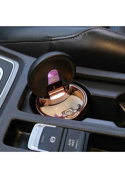 Araç ve Ev Rgb Değişebilen Işıklı Küllük Porselen Iç Havza Krom Renk Kaliteli fırsatları