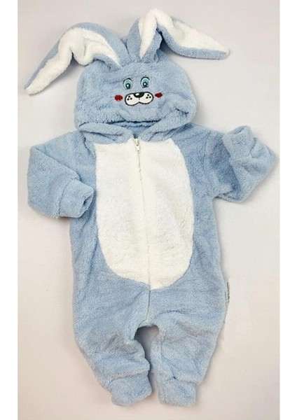 Tavşan Şapkalı Welsoft Peluş Uyku Tulumu