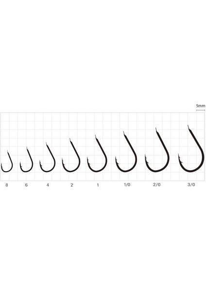 F-838 Chinu Double Barb Black Nickel Iğne modelleri