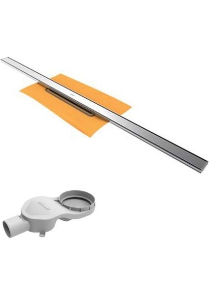 Virtuoso Duş Kanalı 60 cm Mat 48 Lt Yandan Sifon