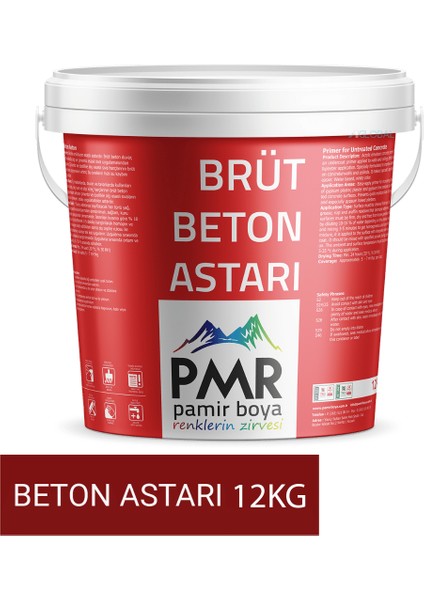 Brüt Beton Astarı 3.5kg - Sıva Tutucu Taneli