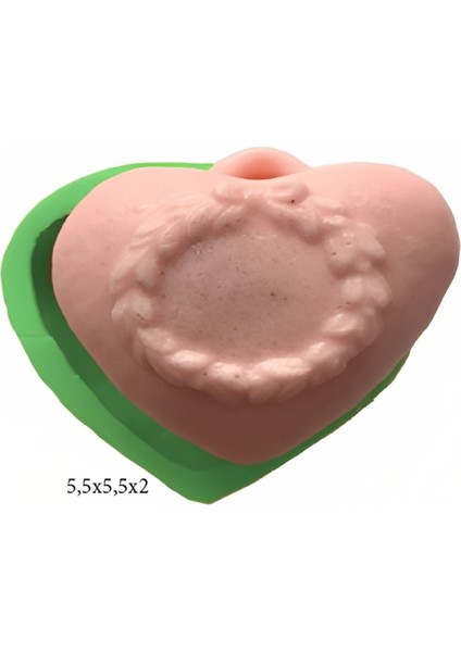 Çerçeve Modeli Silikon Şeker Hamuru Dekor, Sabun, Saksı ve Mum Kalıbı