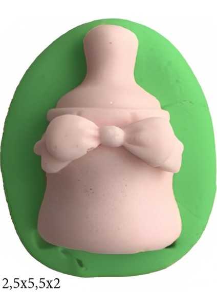 Bebek Modeli Silikon Şeker Hamuru Dekor, Sabun, Saksı ve Mum Kalıbı