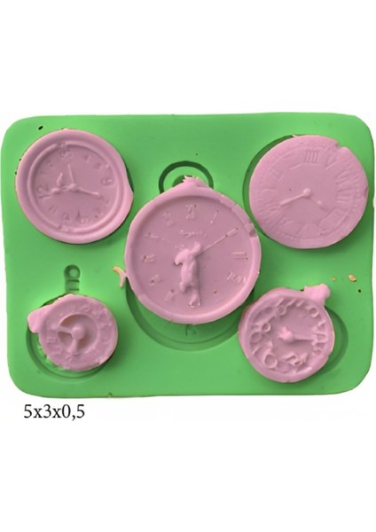 Eşya Figürleri Silikon Şeker Hamuru Dekor, Sabun, Saksı ve Mum Kalıbı