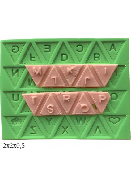 Harf ve Rakam Figürleri Silikon Şeker Hamuru Dekor, Sabun, Saksı ve Mum Kalıbı