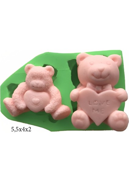 Hayvan Figürleri Silikon Şeker Hamuru Dekor, Sabun, Saksı ve Mum Kalıbı