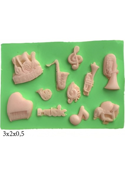 Özel Gün Figürleri Silikon Şeker Hamuru Dekor, Sabun, Saksı ve Mum Kalıbı