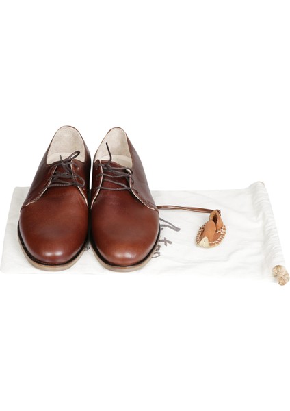 Bayan Koyu Kahverengi Kundura %100 El Yapımı ve Deri Ayakkabı indirimleri