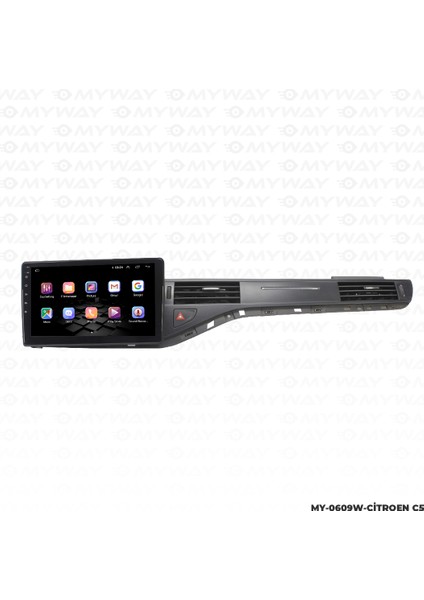 Citroen C5 Android Multimedya 4gb Ram Carplay Navigasyon Ekran