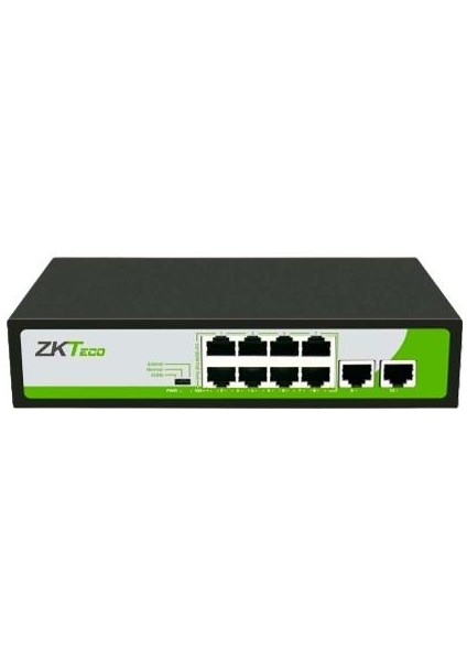 Zkteco PE082-120-C  8 Port 2xgigabit Uplink Poe Switch