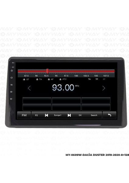 Dacia Duster Android Multimedya 4gb Ram Carplay Navigasyon Ekran
