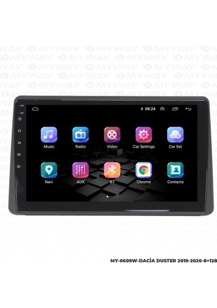 Dacia Duster Android Multimedya 4gb Ram Carplay Navigasyon Ekran