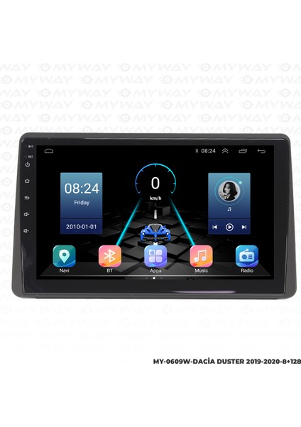 Dacia Duster Android Multimedya 4gb Ram Carplay Navigasyon Ekran