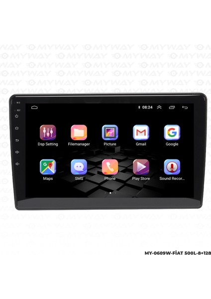 Fiat 500L Android Multimedya 4gb Ram Carplay Navigasyon Ekran