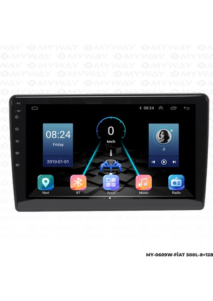 Fiat 500L Android Multimedya 4gb Ram Carplay Navigasyon Ekran