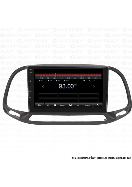 Fiat Doblo Android Multimedya 4gb Ram Carplay Navigasyon Ekran - Myway