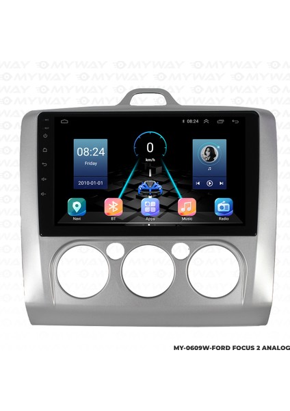 Ford Focus 2 Android Multimedya 4gb Ram Carplay Navigasyon Ekran