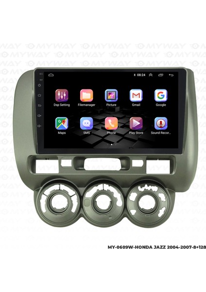Honda Jazz Android Multimedya 4gb Ram Carplay Navigasyon Ekran