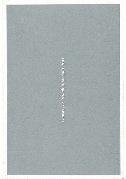 İsimsiz (12. İstanbul Bienali) 2011