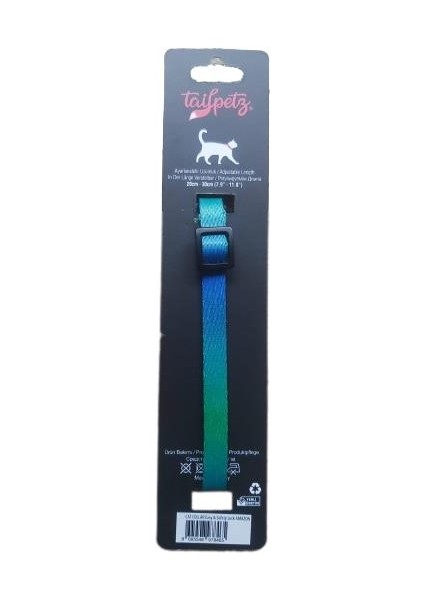 Tailpetz Cat Color Easy & Safety Lock Amazon Ayarlanır Kedi Boyun Tasması