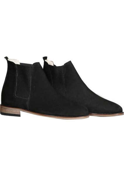 Erkek Nubuk Siyah Chelsea Bot %100 El Yapımı ve Deri fiyatları