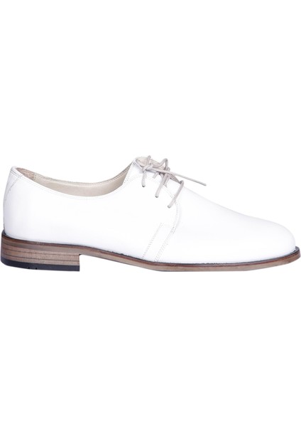 Bayan Beyaz Kundura %100 El Yapımı ve Deri Ayakkabı fırsatları