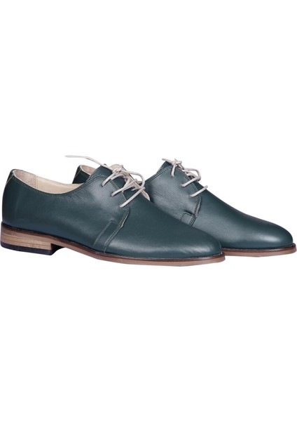 Bayan Yeşil Kundura %100 El Yapımı ve Deri Ayakkabı fiyatları