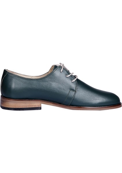 Bayan Yeşil Kundura %100 El Yapımı ve Deri Ayakkabı modelleri