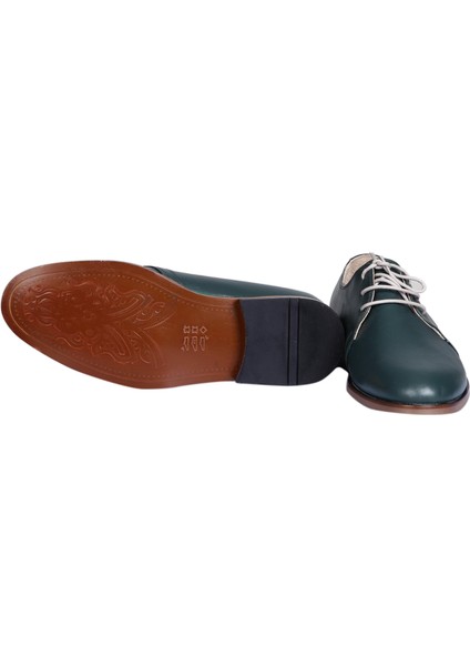 Bayan Yeşil Kundura %100 El Yapımı ve Deri Ayakkabı fırsatları