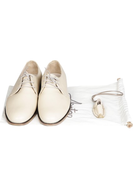 Bayan Bej Kundura %100 El Yapımı ve Deri Ayakkabı modelleri