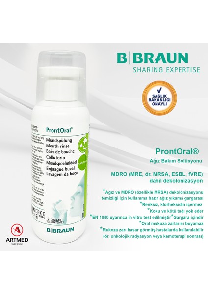 Prontoral Ağız Gargarası 250 ml fiyatları