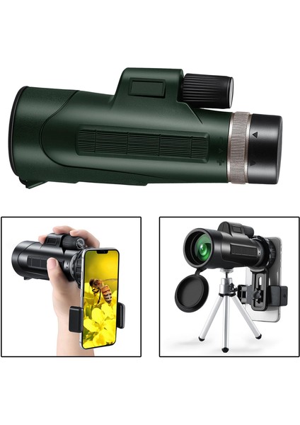 12X50 Şok Geçirmez Kuş Gözlemci Açık Havada Yeşil (Yurt Dışından) fırsatları